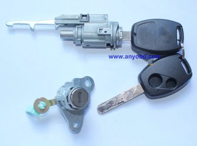 Car Left Door Lock Cylinder with Key Anti-theif Fit for Honda Fit Jazz 2003-2008